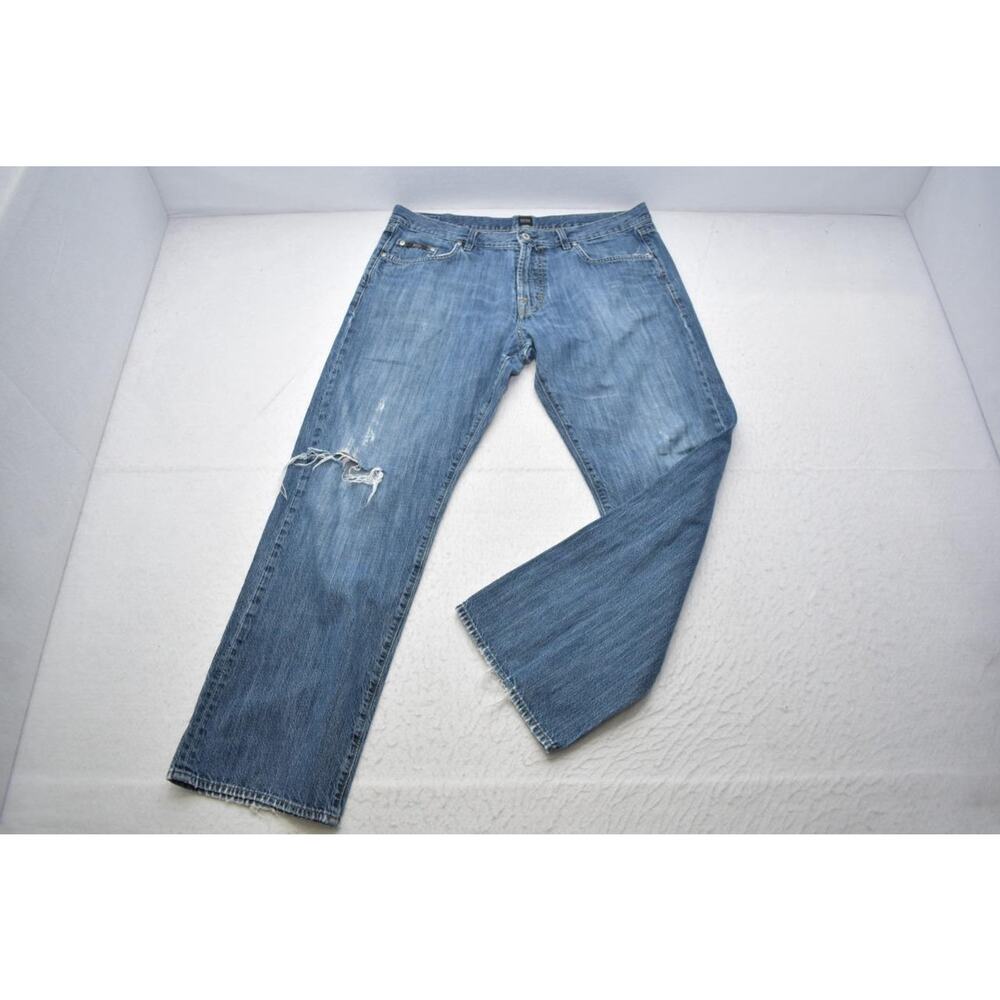 Hugo Boss Jackson Regular Fit Denim Blue Jeans Mens Size 38 x 32‎